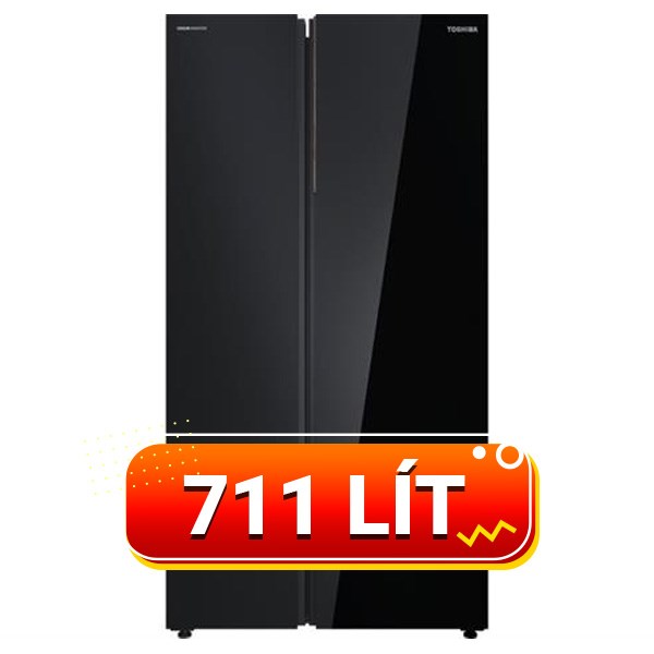 Tủ lạnh Toshiba Inverter 711 lít Side By Side GR-RS905WIA-PGV(22)-XK